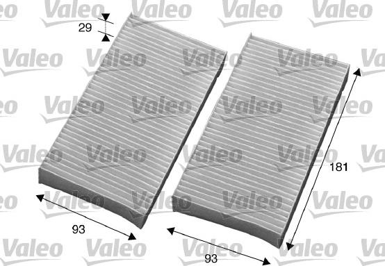 Valeo 715594 - Filter, interior air autospares.lv