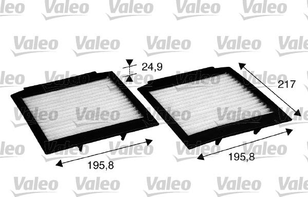 Valeo 715598 - Filter, interior air autospares.lv