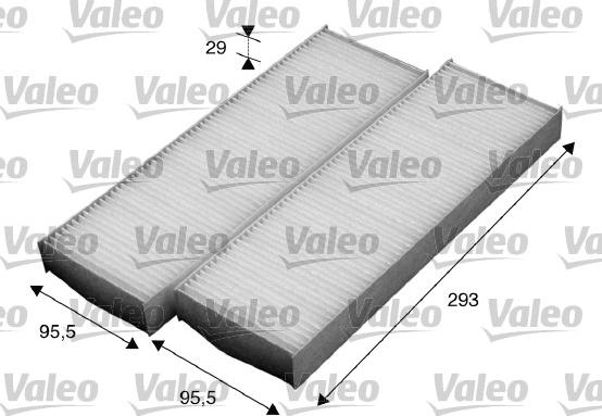 Valeo 715593 - Filter, interior air autospares.lv