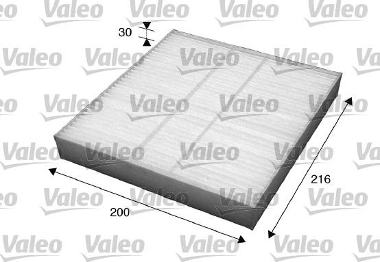 Valeo 715560 - Filter, interior air autospares.lv