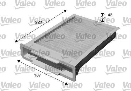 Valeo 715515 - Filter, interior air autospares.lv