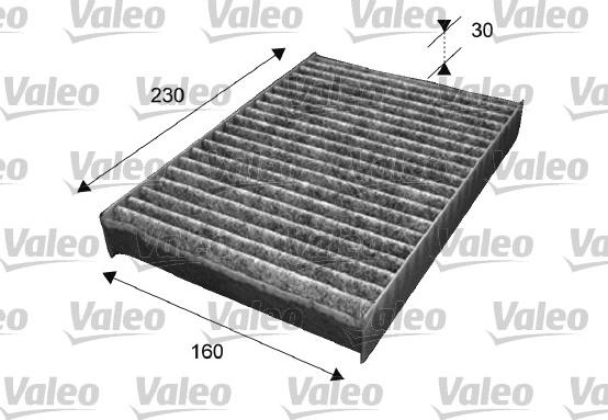 Valeo 715538 - Filter, interior air autospares.lv