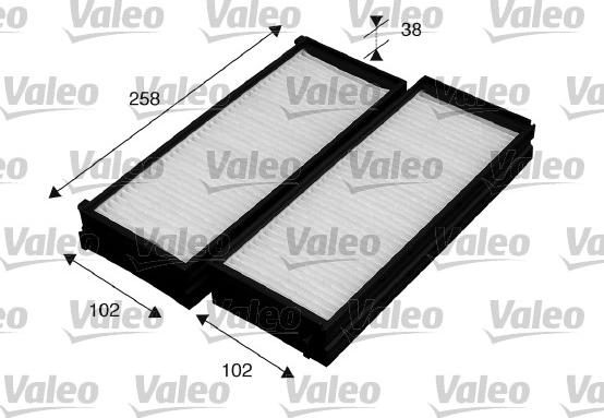 Valeo 715529 - Filter, interior air autospares.lv