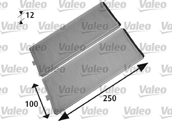 Valeo 715525 - Filter, interior air autospares.lv