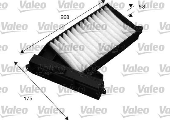 Valeo 715528 - Filter, interior air autospares.lv