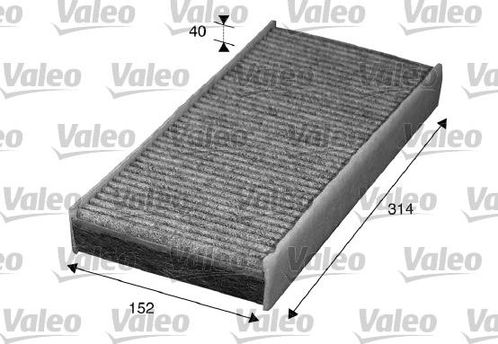 Valeo 715570 - Filter, interior air autospares.lv