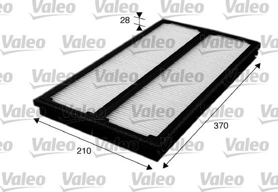 Valeo 715577 - Filter, interior air autospares.lv