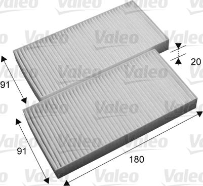 Valeo 715696 - Filter, interior air autospares.lv