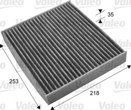 Valeo 715693 - Filter, interior air autospares.lv