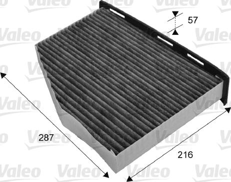 Valeo 715665 - Filter, interior air autospares.lv