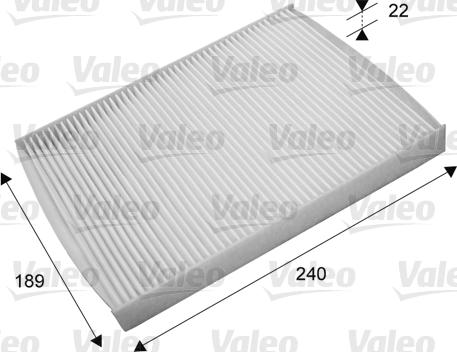 Valeo 715660 - Filter, interior air autospares.lv