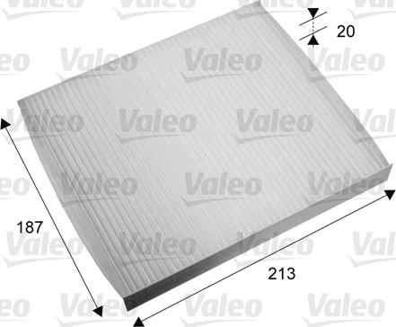 Valeo 715668 - Filter, interior air autospares.lv