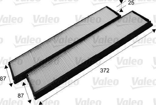 Valeo 715684 - Filter, interior air autospares.lv