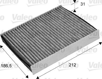 Valeo 715680 - Filter, interior air autospares.lv