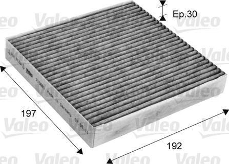 Valeo 715681 - Filter, interior air autospares.lv