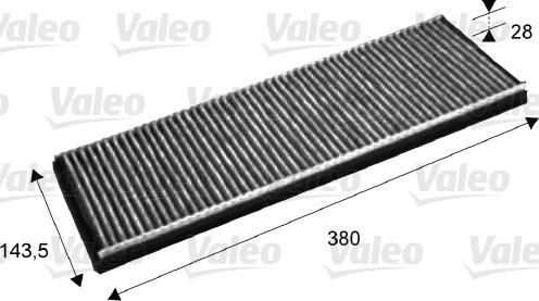 Valeo 715632 - Filter, interior air autospares.lv