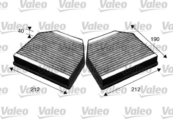 Valeo 715621 - Filter, interior air autospares.lv