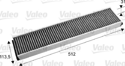 Valeo 715674 - Filter, interior air autospares.lv