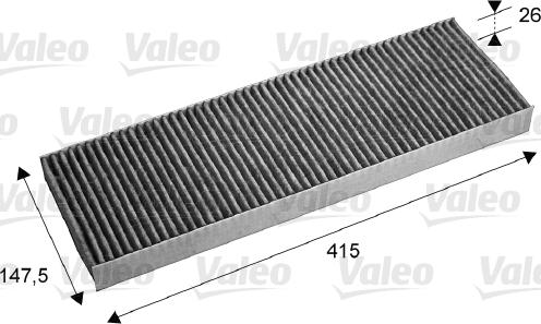 Valeo 715675 - Filter, interior air autospares.lv