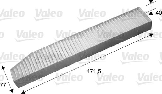Valeo 715670 - Filter, interior air autospares.lv