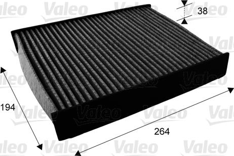 Valeo 715672 - Filter, interior air autospares.lv