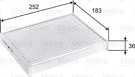 Valeo 715803 - Filter, interior air autospares.lv