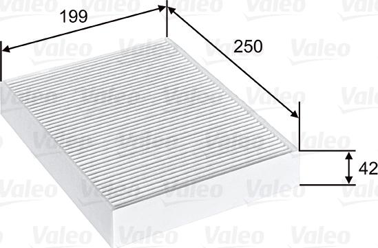 Valeo 715815 - Filter, interior air autospares.lv
