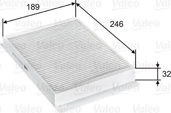 Valeo 715751 - Filter, interior air autospares.lv