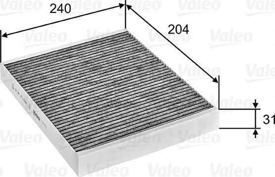 Valeo 715752 - Filter, interior air autospares.lv