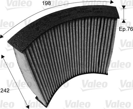 Valeo 715719 - Filter, interior air autospares.lv