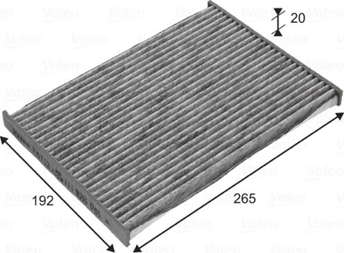 Valeo 715732 - Filter, interior air autospares.lv