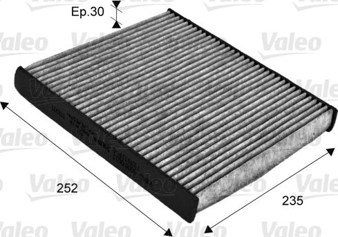 Valeo 715720 - Filter, interior air autospares.lv