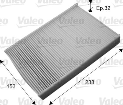 Valeo 715721 - Filter, interior air autospares.lv