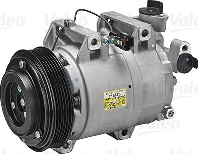 Valeo 716675 - Compressor, air conditioning autospares.lv