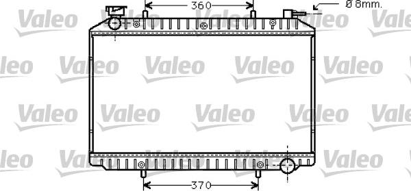 Valeo 734446 - Radiator, engine cooling autospares.lv