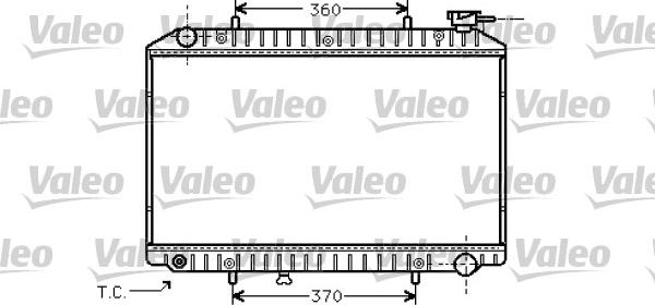Valeo 734426 - Radiator, engine cooling autospares.lv