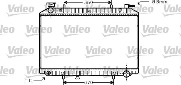 Valeo 734427 - Radiator, engine cooling autospares.lv