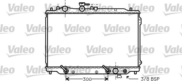 Valeo 734581 - Radiator, engine cooling autospares.lv