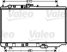 Valeo 734531 - Radiator, engine cooling autospares.lv