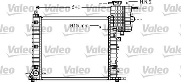 Valeo 734669 - Radiator, engine cooling autospares.lv