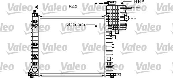 Valeo 734668 - Radiator, engine cooling autospares.lv