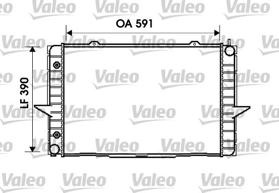 Valeo 734856 - Radiator, engine cooling autospares.lv