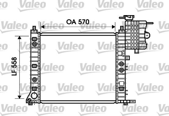 Valeo 734806 - Radiator, engine cooling autospares.lv