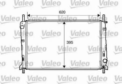 Valeo 734303 - Radiator, engine cooling autospares.lv