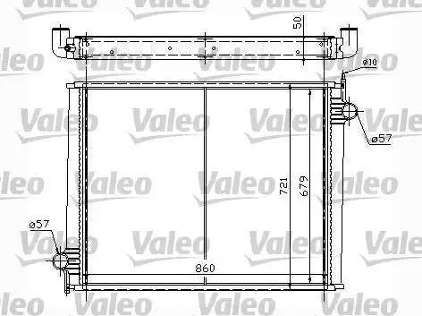 Valeo 734294 - Radiator, engine cooling autospares.lv