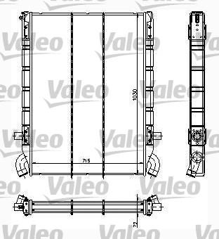 Valeo 734297 - Radiator, engine cooling autospares.lv