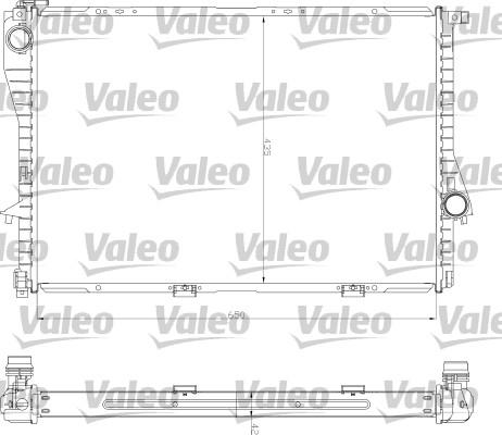 Valeo 734277 - Radiator, engine cooling autospares.lv