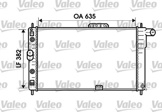 Valeo 734761 - Radiator, engine cooling autospares.lv