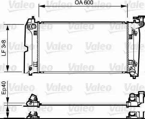 KOYORAD PL011609 - Radiator, engine cooling autospares.lv