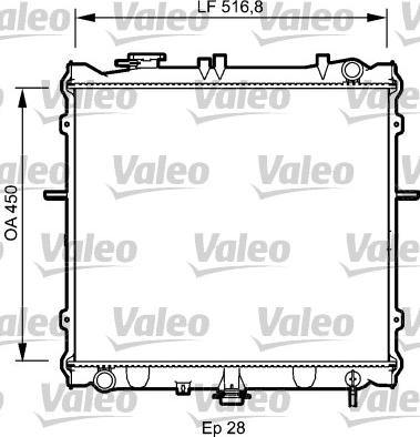 Valeo 734788 - Radiator, engine cooling autospares.lv